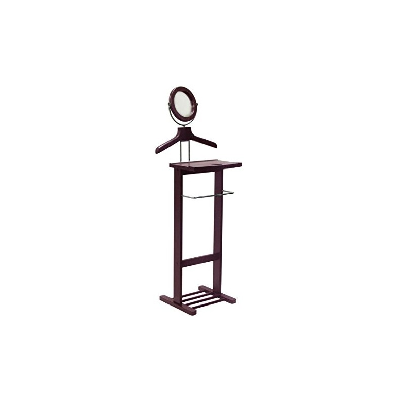 Winsome Valet Stand with Mirror, Open Base