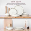 Herogo 12 Pieces Stoneware Dinnerware Dishes Set for 4, Kitchen