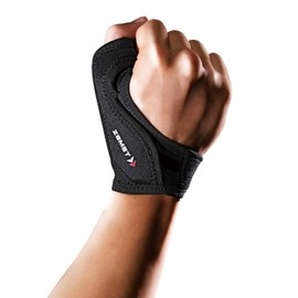 ZAMST 374903 Thumb Supporter, Thumb Guard Soft, Volley Basketball, Large, For Left and Right Use, Black