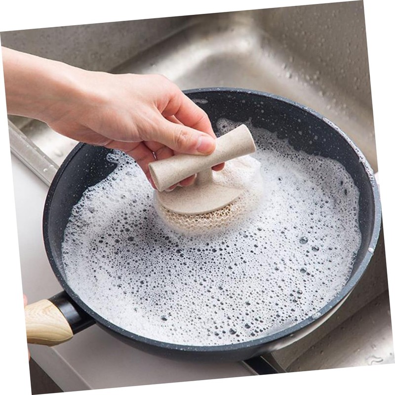 CIYODO 2sets Short Handle Cleaning Brush for Kitchen Bowl Durable