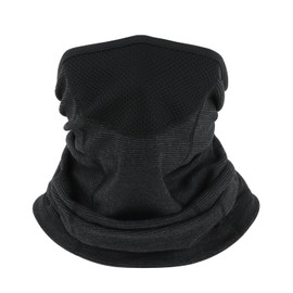 Pawinpaw Face Cover, Winter Bike Neck Warmer, Neck Guard, Men's, Cold and Windproof, Stretchy, Air Mesh Structure, No Stomach, Stretchy, Breathable, Warm, Thermal, Spring, Autumn, Winter, Unisex, Work Commute, School, Bicycle, Outdoor, Skiing, Climbing, 