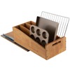 DINDON Pull Out Cabinet Organizer for Pans, Cookie Sheet, Bakeware,