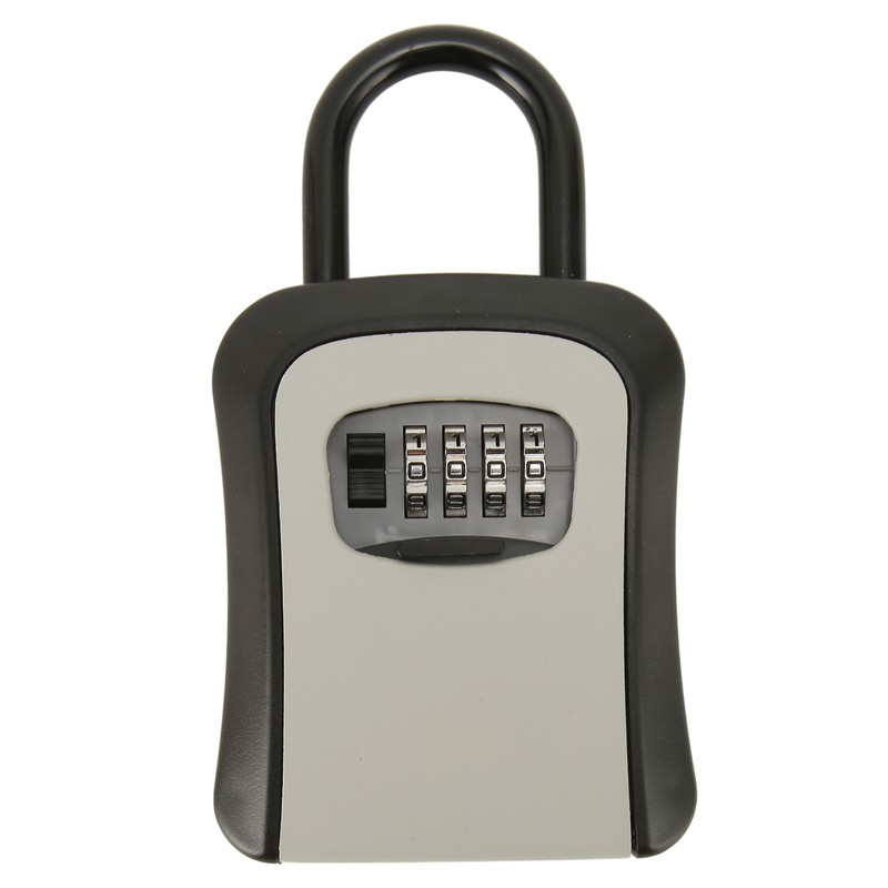 Wall Mounted Key Lock Box Resettable Code Safe Portable Combination