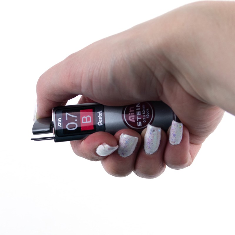 Pentel Ain Stein 0.7 mm B Grade Refill Lead (Pack