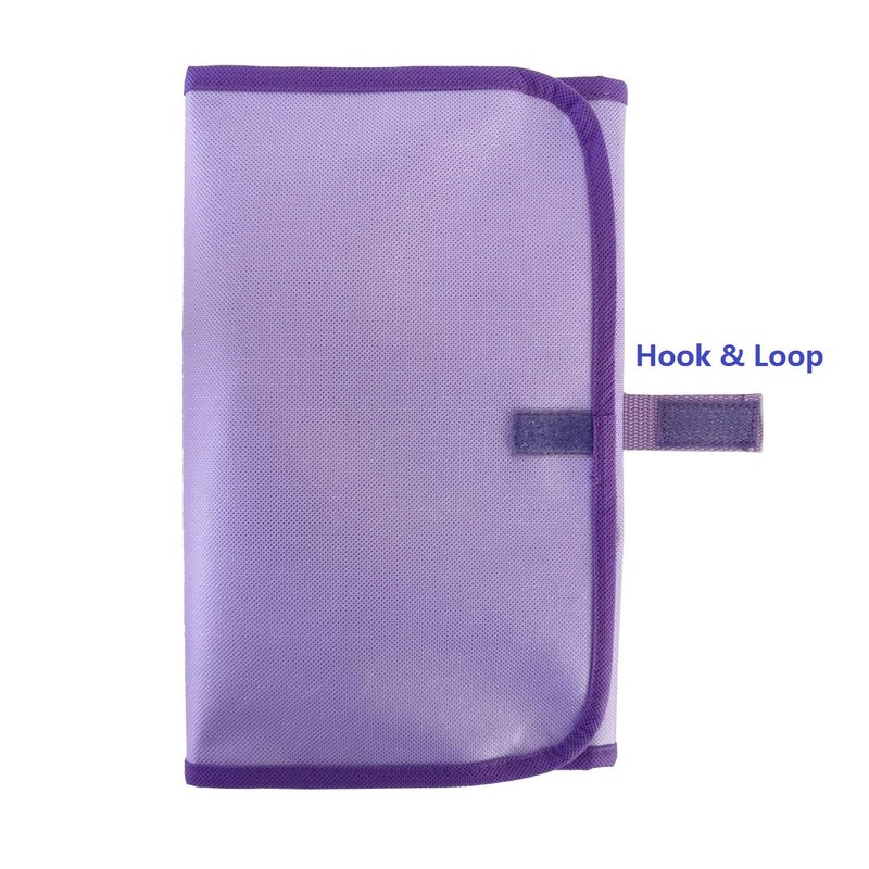 ANIZER Travel Foldable Jewelry Rolls Bag Hanging Jewelry Organizer with