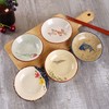 WHJY Japanese Retro Porcelain Side Dish Ceramic Side Dishes Bowl