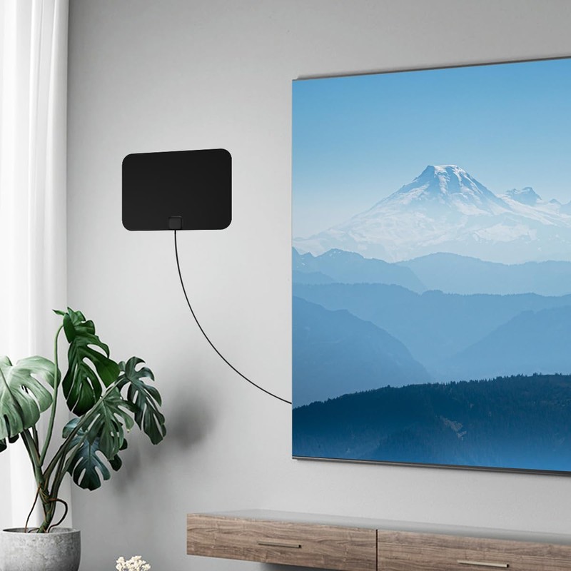 Five Star Ultra Thin Amplified Indoor HDTV Antenna – High-Performance