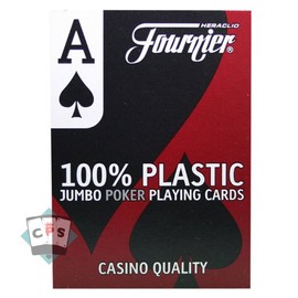 Fournier - Plastic Poker Cards Nº 2800 (2 Jumbo Index) - Blue