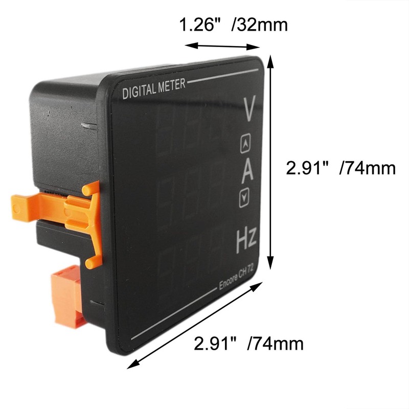 LoveDeal AC 50-500V 120A Digital Volt Amp Meter, Voltage Current