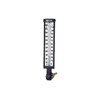 WEISS INSTRUMENTS 9VU35-240 30-240 F Temperature Range, 3-1/2 INCH STEM, Industrial Type, Plastic CASE, Thermometer, V-Shape Design