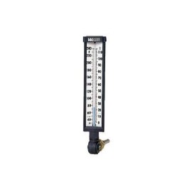 WEISS INSTRUMENTS 9VU35-240 30-240 F Temperature Range, 3-1/2 INCH STEM, Industrial Type, Plastic CASE, Thermometer, V-Shape Design