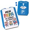 My Dad is the Strongest Superhero Parking Disc Funny Parking