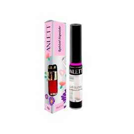Kit labial lipgloss Anlett con 6 piezas #5 multicolor cont. Por pieza 9g por kit 54g