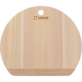 Advanced Door HANAKO Shimanto Hinoki D-shaped Cutting Board 0.3 inch (9 mm)