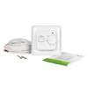 Mi-Heat MST1 Flush-Mounted Room Thermostat with Floor Sensor, White, Thermostat