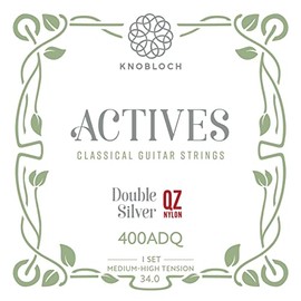 Knobloch Strings QZ 400ADQ Double Silver Nylon - Medium High