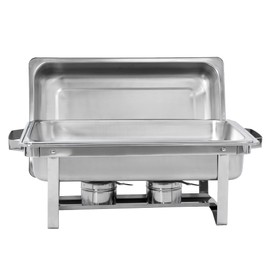 HomGarden 2 Pack 8QT Chafing Dish Stainless Steel Buffet Set, High Grade Chafer Complete Set for Kitchen Party Banquet Dining