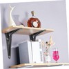 WHAMVOX 10pcs Nine Ratio Triangle Bracket Bookshelf Bracket Hidden Bracket