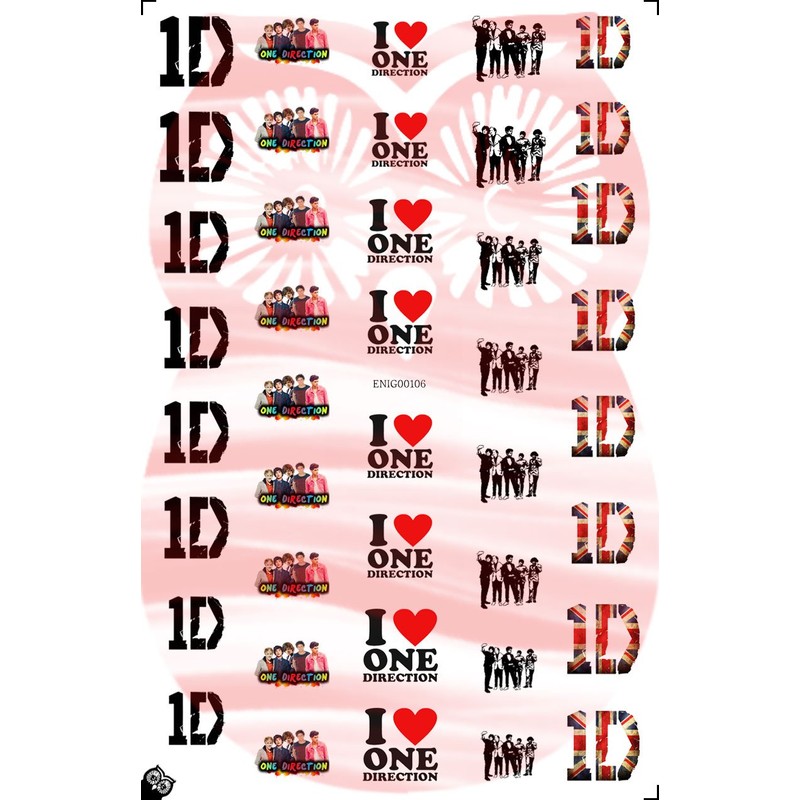 One Direction (Clear Vinyl - Cut, Peel & Stick Nail