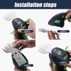 ZEITE 7.2V Grass Shear & Shrubbery Trimmer, 2-in-1 Cordless Grass