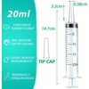 20ML Plastic Syringes (3 Pieces) – Disposable Syringes for Scientific,