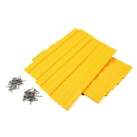 Caliber Marine Trailer Bunk Slides, 3" X 15", 10-Pack Yellow