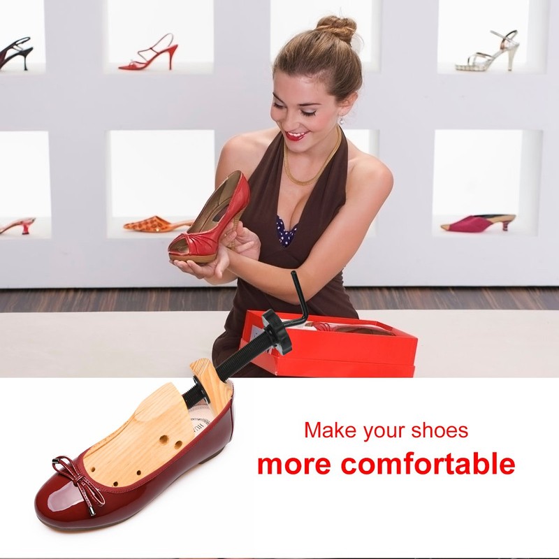 KevenAnna 【Upgrade Version】 Shoe Stretcher with Carrying Bag Pair of