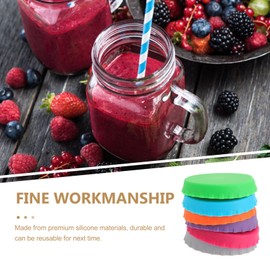 6pcs Colorful Silicone Beverage Can Lids Reusable Soda Can Covers Beer Pop Can Protectors Food Grade Drink Savers for Beer Juice