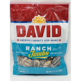 David Ranch Sunflower Seeds (Jumbo) 3.25oz (2) Pack