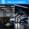 (Pack of 4) Linkable LED Utility Shop Lights for Garage,