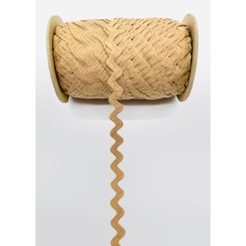 Trimplace 5/8" 100% Cotton RIC Rac - 25 Yards (Tan)