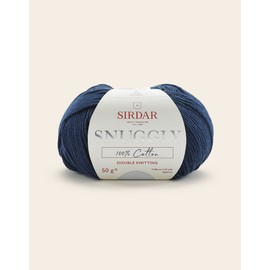 Sirdar - Snuggly 100% Cotton Knitting Yarn - Navy (# 758)