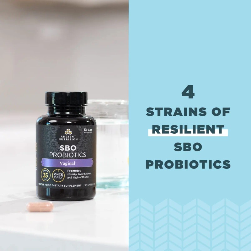 Probiótico Ancient Nutrition Sbo Vaginal Health Women, 30 Un
