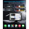 IK5 9" Wireless Apple CarPlay & Android Auto Screen, Portable