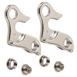 2 Sets Alloy Bike Rear Derailleur Hanger Transmission Tail Hook for Cycle Bicycle MTB Road Bike