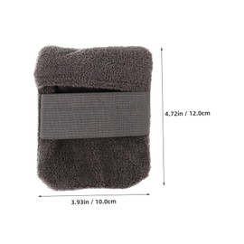 Sosoport 2pcs Sand Remover Mitts and Bag Efficient Sand Removal Gloves for Beach Use for Women and Men Grey Essential Outdoor Accessories for Camping and Vacations