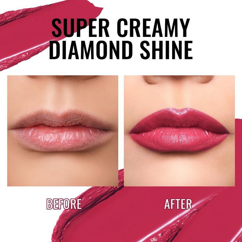 Oulac Infinity Moisture Shine Lipstick - High Shine Shimmery Finish,