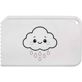 Azeeda 'Happy Rain Cloud' Plastic Ice Scraper (IC00046381)