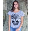 Paw Addict Relaxed Dolman Tshirt for Women - Cat and
