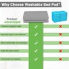 Bed Pads Washable Waterproof for Incontinence Adults, Reusable Wetting Pad