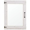 FirsTime & Co. Cottage Door Wall Mirror, 32"H x 24"W,