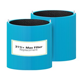 Blue Pure 311i+ Max AllergenBlock Replacement Filter Compatible with Blue Pure 311i+ Max Air Purifier, 2-in-1 H13 True HEPA and Activated Carbon Filter