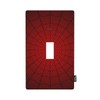Pznen Red Spider Web Light Switch Cover Hero Theme Single