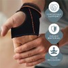 Actesso Sports Wrist Hand Support Strap - Ideal for Sprains