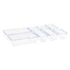 Mind Reader 8-Piece Drawer Organizer Set, Storage Trays for Kitchen,