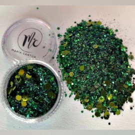 María Cantúa Torre De Colección Chunky Glitter Noche May