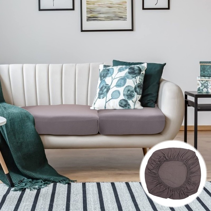 FOMIYES Round Loveseat Stretch Couch Cover Wear- Resistant All- Inclusive