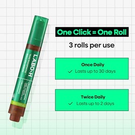 LABO-H Sérum Roll-On Fortalecedor Del Cuero Cabelludo Para Masaje Diario Y Crecimiento Del Cabello | Tratamiento Vegano Anticaída, Alivio Refrescante 