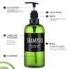 Segbeauty 16.9 oz Shampoo Dispenser, Pack of 3 Green Shampoo