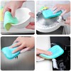 Taoluwin 6Pcs Kitchen Sponges, Dual-Sided Dish Sponge for Kitchen, High-Density